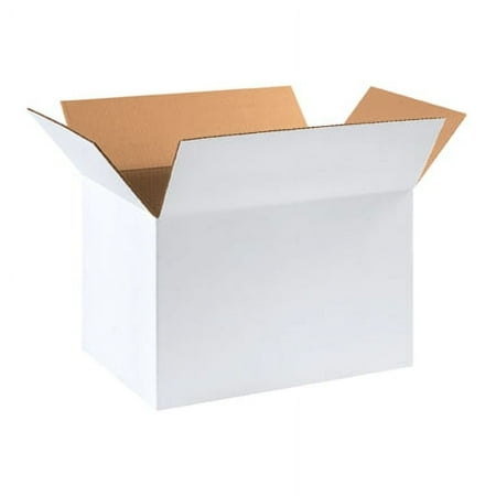 UPC: 0812578004713 | 18 x 12 x 12  White Corrugated Boxes – 25 Per Bundle