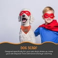 thumbnail image 3 of OULII Puppy Bandana Orange Velvet Prevent Drooling Photography 1Set, 3 of 7