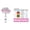 White, variant on Nurse Badge Reel with Order of Draw Reference Card, Retractable Badge Clip Holder for Phlebotomy and Clinic Staff Use
