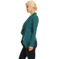 thumbnail image 3 of Women's Classic Draped Open Front Blazer Casual Workwear Long Sleeve Jacket, 3 of 5