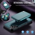 thumbnail image 4 of Funda magnética con billetera RFID para iPhone 16 de 6.1" Dteck, 4 of 9