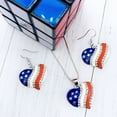 thumbnail image 7 of Fourth of July Accessory - USA Patriotic Party Favors - Stars & Stripes Jewelry (Heart Jewelry Set), 7 of 7