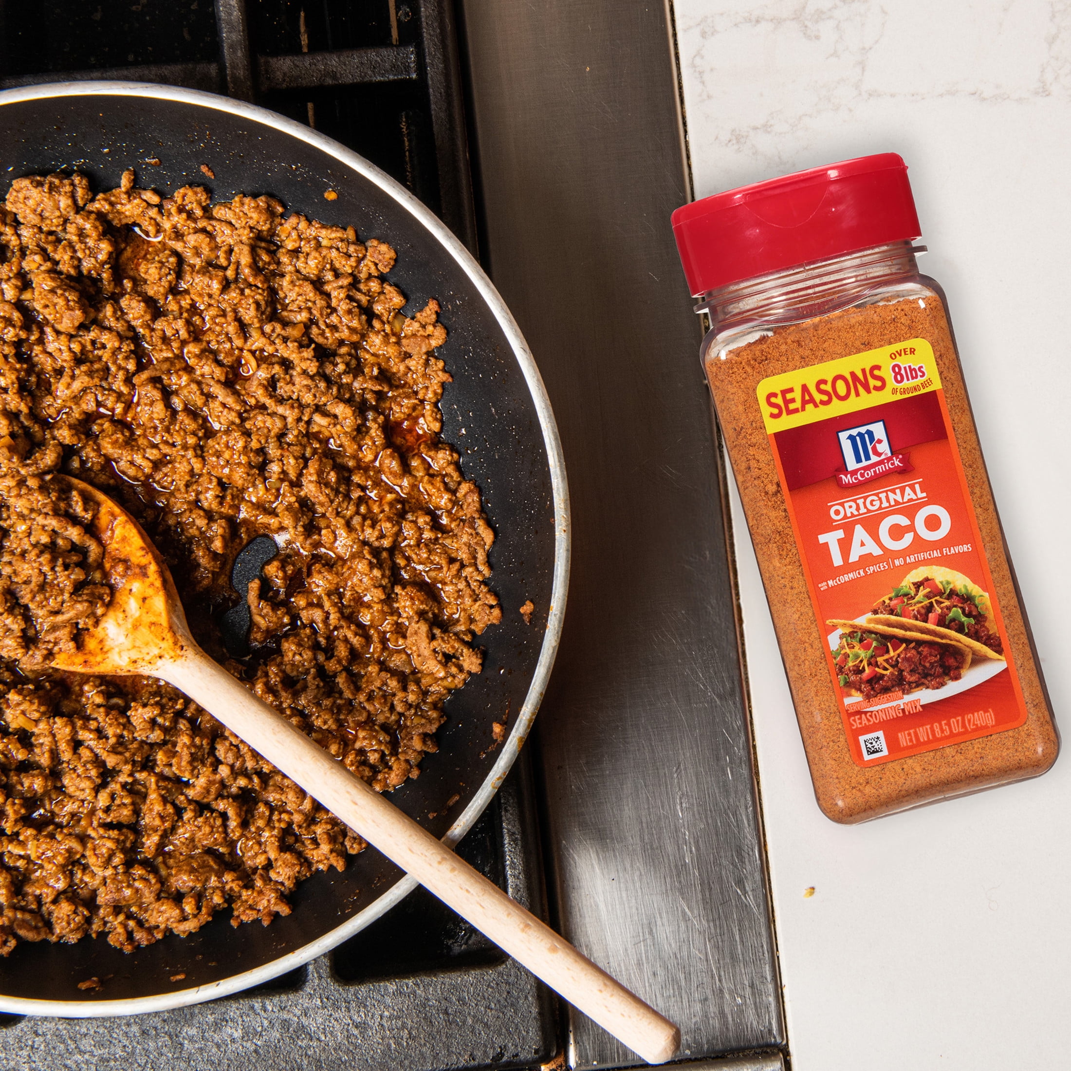 (6 pack) McCormick Original Taco Seasoning Mix, 8.5 oz Bottle