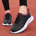 thumbnail image 2 of Gubotare Women's Fashion Sneakers Women's Jogger Sneakers, Wide Width Available (Hot Pink,8), 2 of 6