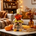 thumbnail image 4 of Rustic Thanksgiving Faceless Gnome Resin Statue, Vintage Autumn Harvest Tabletop Figurine, Decorative Fall Home Decor for Desktop, Mantel & Shelf Display, Lazyguy, 4 of 6