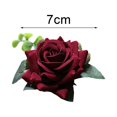 thumbnail image 2 of 2 juegos, flor de muñeca de boda, flor de muñeca de rosa de dama de honor, adecuado para celebraciones de aniversario de boda, bailes, fiestas, decoración del hogar., 2 of 5