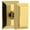 Lifetime Brass, variant on Grandeur 864978 Carre Solid Brass Privacy Door Knob Set - Brass