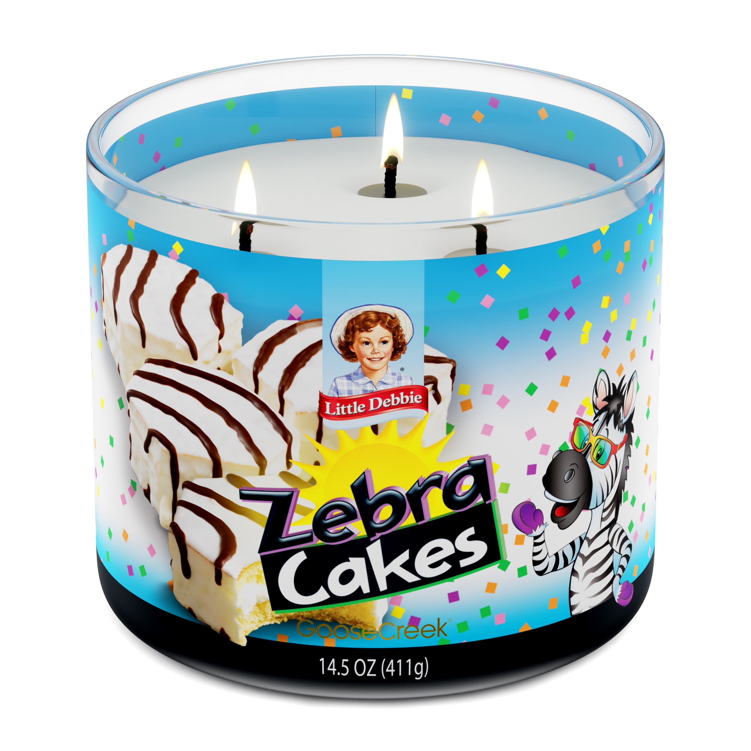 Goose Creek 3-Wick Little Debbie Zebra Cakes Scented Jar Candle, 14.5oz.