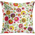thumbnail image 1 of EREHome Housse de Coussin Motif Floral Traditionnel Hongrois Coloré 18x18 Pouces, 1 of 1