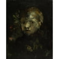 thumbnail image 3 of Jean-Baptiste Carpeaux 12x14 Black Modern Framed Museum Art Print Titled - Portrait of Charles Carpeaux at Three Years Old (1873), 3 of 5