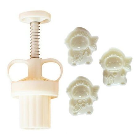 

75g Cute Cats Shaped Pastry Moulds Mooncake Molds Mooncake Mould Hand Pressure