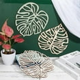thumbnail image 5 of 3pcs Monstera Leaf Wall Decor - 3-Style Wooden Palm Leaves Decoration for Boho Nursery Home Bathroom Office - Plant Wall Art, 5 of 6