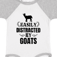 thumbnail image 4 of Inktastic Easily Distracted by Goats Boys or Girls Baby Bodysuit, 4 of 5