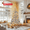 6Ft, variant on Ktaxon 7ft Pre-Lit Christmas Tree, Lighted Spruce Tree with 450 LED 8 Modes Xmas Tree with Remote Control, Party Decoration Auto Open, Green