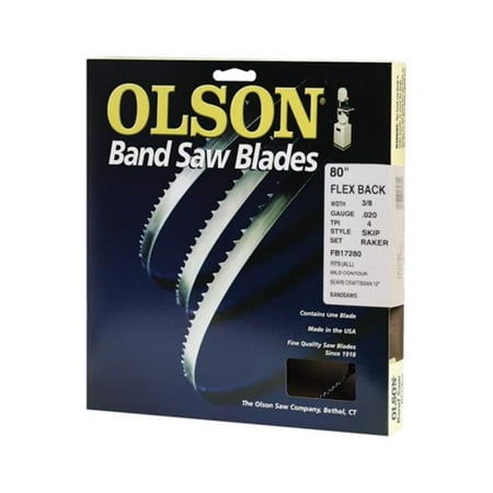 Bandsaw Blade, 3/8 x 80-In., 4-TPI (Best Bandsaw Blade For Bandsaw Boxes)