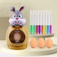 kjfeif Easter Egg Decorator Kit Includes Bunny Decorating Spinner