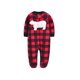 thumbnail image 3 of Newborn Baby Rompers 2019 Fall Winter Fleece Warm Little Brother Sister All Star Footed Baby Pajamas Infant jumpsuits Sleepwear, 3 of 5