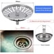 thumbnail image 2 of ZHAOCHENG uds colador de fregadero/tapón de drenaje del fregadero colador de agujero de fregadero colador de cocina/baño 84mm de diámetro con punta de bola, acero inoxidable, 2 of 5