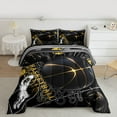 thumbnail image 3 of Feelyou 3D Basketball Print Bedding Comforter Set, Modern Sport Athlete Twin Comforter Sets, Ball Game Lover Reversible Bedding Set, Ultra Soft Bedroom Decor, 2pcs, 3 of 9