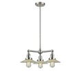 thumbnail image 5 of Innovations Lighting 207 Halophane Halophane 3 Light 22" Wide Chandelier - Polished Chrome, 5 of 7