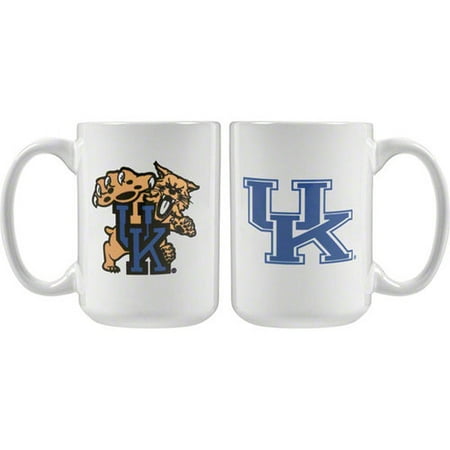NCAA - Kentucky Wildcats 15 oz. White Mug