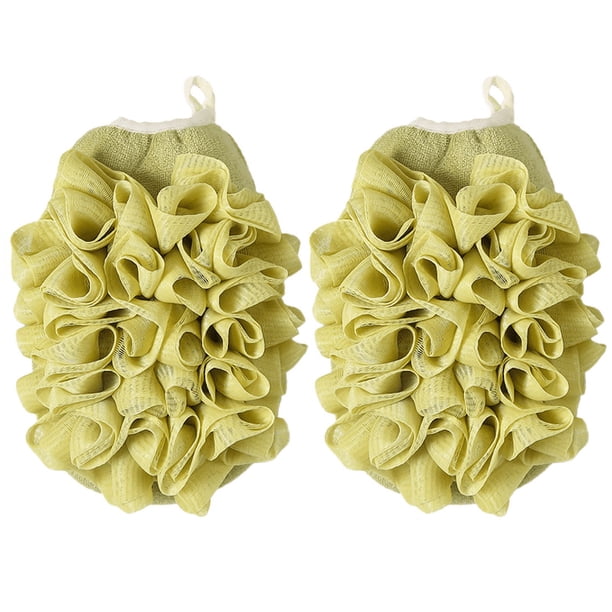 Esponja de baño, esponja de esponja vegetal para fregar el cuerpo, puf de ducha, esponja de limpieza de esponja vegetal, esponja de uso de ducha para baño corporal, baño, hombres y mujeres Vhermosa CPB-DE-LYY31-4