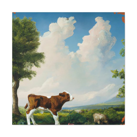Calf in Baroque Era - Canvas