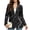 Black, variant on Psesaysky Christmas Red Floral Womens Dressy Blazer Work Office Suit Jackets, Open Front Long Sleeve Casual Business Jackets with Pockets, Oversized Single Button Plus Size Coat, Trendy Winter 2026