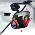 thumbnail image 1 of Espejo retrovisor Interior automotriz para bebé, espejo convexo de gran angular derecho para bebés, niños pequeños, niños, asiento trasero, retrovisor ajustable, 1 of 5