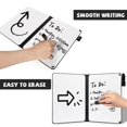 AGM Small White Board Dry Erase, Double Sided Folding Whiteboards with