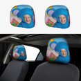thumbnail image 1 of Mother Goose Club Funda Protectora Universal para Reposacabezas de Coche, Funda Elástica para Reposacabezas de Asiento de Auto, Funda de Tela Antipolvo, Accesorios de Interior 2 Piezas, 1 of 6