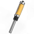 thumbnail image 1 of Woodworking Router Bit with 1/4" Shank, Flush Trim Cutter for Top and Bottom Bearing Applications, 1 of 5