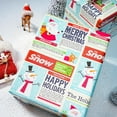 thumbnail image 3 of Vintage Christmas Wrapping Paper Jumbo Roll with Trim Ribbon 30 Inch X 40 Feet (100 sq. ft. ttl.) Holiday News Papers Design Perfect for Christmas, Party, Xmas, Holiday Gift Wrap, 3 of 13