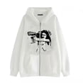 thumbnail image 2 of Sudaderas oscuras europeas y americanas para hombres y mujeres, sudaderas con capucha, parejas góticas, sudaderas Harajuku con cremallera de gran tamaño, 2023, 2 of 4