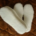 thumbnail image 2 of Inserciones de piel de oveja para botas de invierno - Plantillas de zapatos mullidas de lana de cordero térmicas gruesas para botas de nieve de piel más cálidas para mujer Zapatillas Nieve 3, 2 of 5
