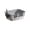 Gray, variant on Cat Litter Box - Anti Leakage Indoor Pet Toilet, Sturdy Easy Clean Litter Pan, High Side Containment Design, Odor Control Feature, Stable Non Slip Base, Apartment Bedroom Use (1PC, Dark Gray)