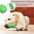 thumbnail image 2 of Cepillo de dientes para perros, juguete para masticar para perros, cepillo de dientes de goma resistente a las mordeduras para perros pequeños y medianos (verde) oso de fresa Electrónica, 2 of 5