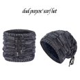 thumbnail image 2 of Yuelianxi Womens Mens Pullover Cap Pile Pile Cap Pullover Cap Comfortable Warm Hat Scarf Dual Use, 2 of 3