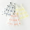 thumbnail image 5 of LYHaoo Toddler Girls Sleeveless Holiday Party Festival Floral Dress Dance Party Dresses Clothes，Vintage Girls Dress Sizes 3-4 Years Pink, 5 of 5