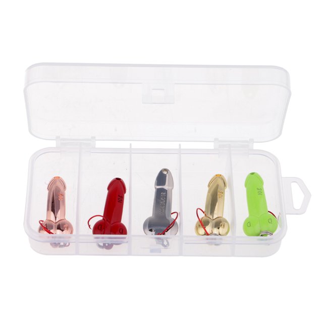5 uds Señuelo Cebo Señuelos Duros Cebo Artificial 10g Shamjiam Señuelo de pesca con cuchara