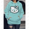 thumbnail image 1 of Chandail à Capuchon pour Femmes T-Shirt à Imprimé Hello Kitty Automne Mode à Capuche Chandail Décontracté Moderne 2023 Aguichant Chandail à Capuchon à Imprimé Léopard, 1 of 7