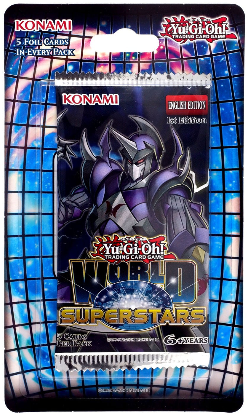 Yugioh Trading Card Game World Superstars Blister Booster Pack
