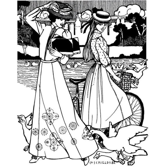 Folkwear Victorian Gored Walking Skirt #209 Sewing Pattern (Pattern Only)