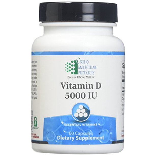 Ortho Molecular Vitamin D, 5000 iu 60 Capsules