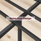 thumbnail image 4 of Tamaño completo-size marco de cama con almacenamiento space: 1000-lbs heavy-duty steel slats support, no necesita colchón base (negra), 4 of 7