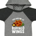 thumbnail image 4 of Inktastic Buffalo Wings Game Day Snack Boys or Girls Baby Bodysuit, 4 of 5