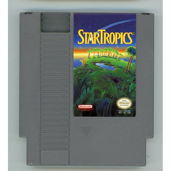 1990 Nintendo StarTropics NES Video Game Cartridge