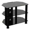 thumbnail image 2 of AVF Steel TV Stand with Cable Management for up to 32" TVs in Black, 2 of 7