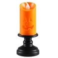 thumbnail image 2 of Lámpara Vela Calabaza Brillante para Halloween Bar El Con Batería 1 Unidad Rojo, 2 of 5