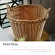 thumbnail image 3 of OULII Canasta De Almacenamiento Para Ropa Con Tejido De Rattan Simulado Y Asa Color Café, 3 of 6